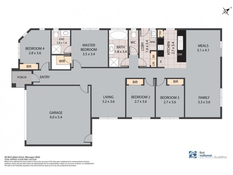 40 McCubbin Drive, Warragul VIC 3820 Floorplan