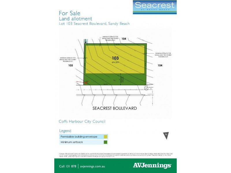Lot 103 Seacrest Boulevard, Sandy Beach NSW 2456