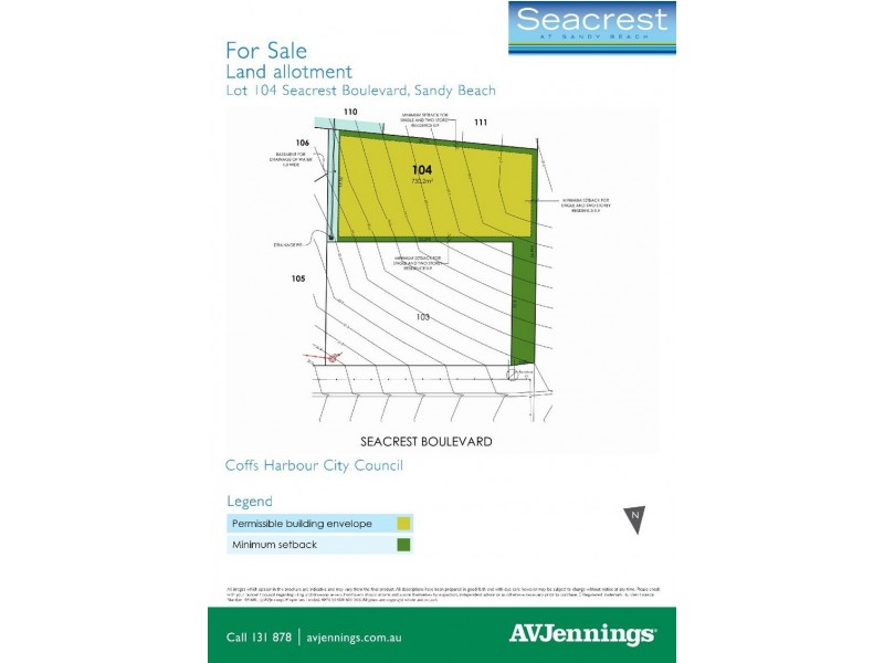 Lot 104 Seacrest Boulevard, Sandy Beach NSW 2456