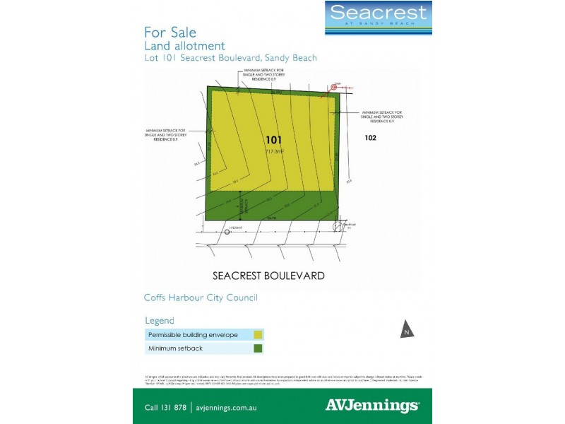 Lot 101 Seacrest Boulevard, Sandy Beach NSW 2456