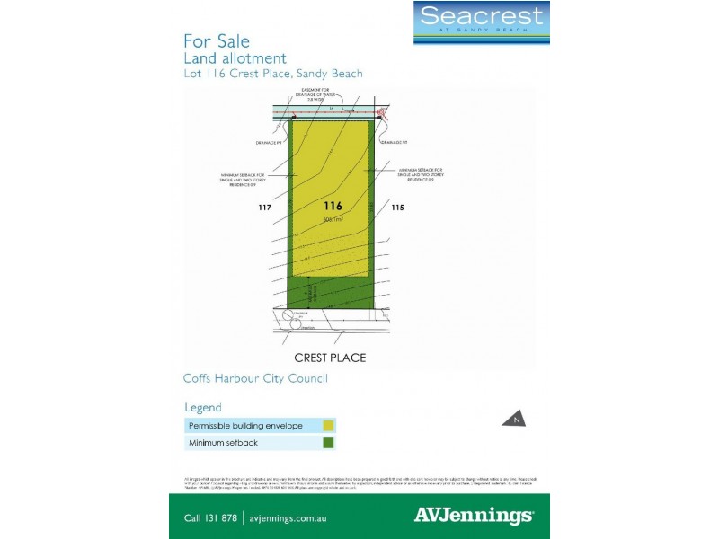 Lot 116 Crest Place, Sandy Beach NSW 2456