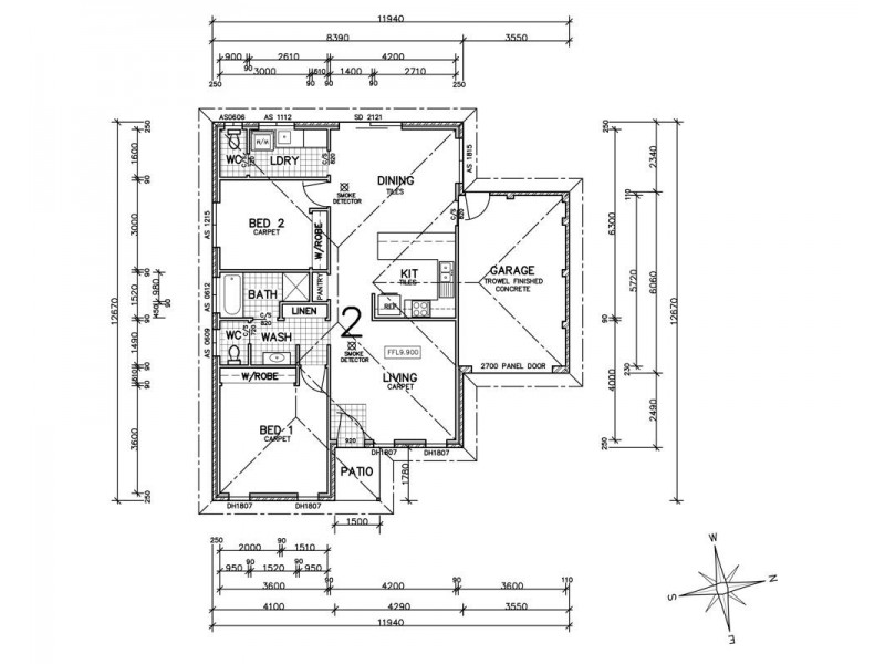 2/9 Trevally Avenue, Old Bar NSW 2430 Floorplan