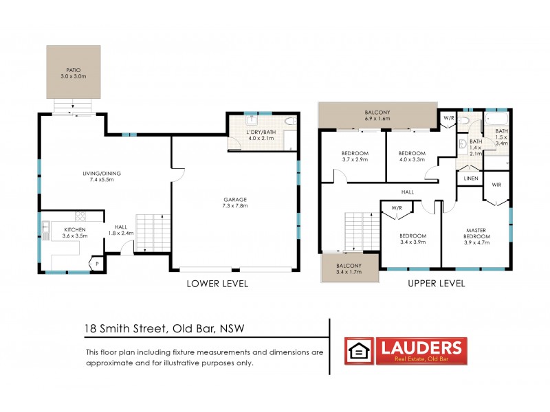 18 Smith Street, Old Bar NSW 2430 Floorplan
