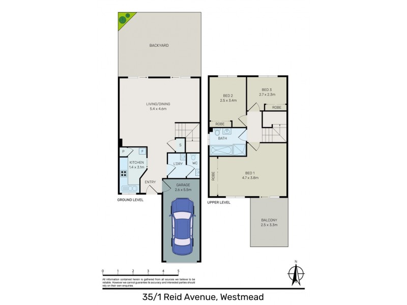 35/1 Reid Avenue, Westmead NSW 2145 Floorplan
