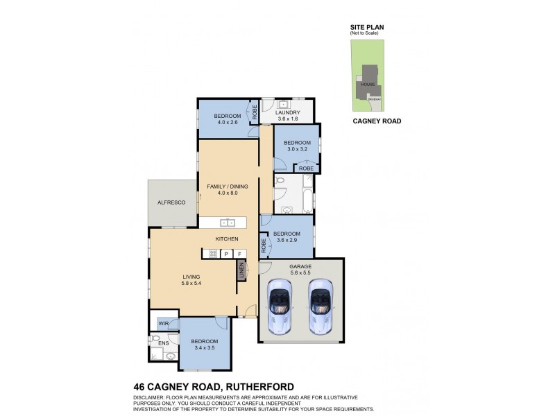 46 Cagney Road, Rutherford NSW 2320 Floorplan