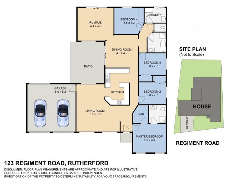 123 Regiment Road, Rutherford NSW 2320 Floorplan