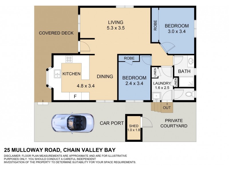 131/25 Mulloway Road, Chain Valley Bay NSW 2259 Floorplan