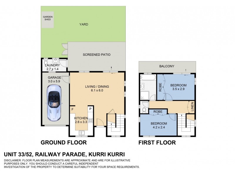 33/52 Railway Parade, Kurri Kurri NSW 2327 Floorplan