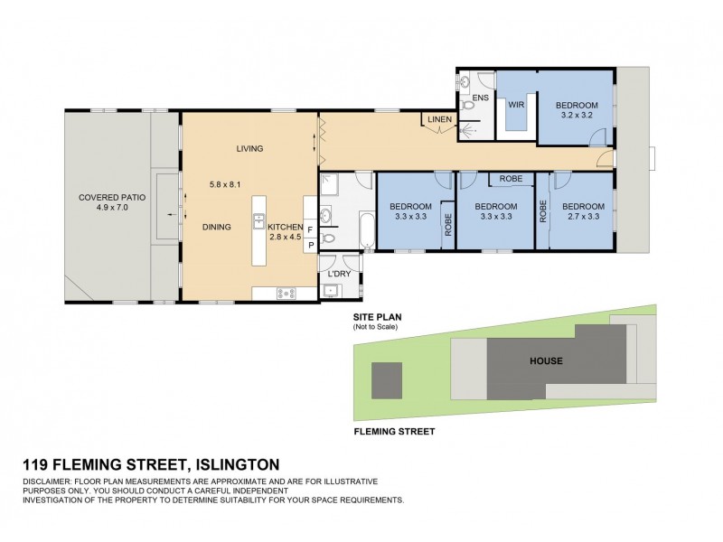 119 Fleming Street, Islington NSW 2296 Floorplan