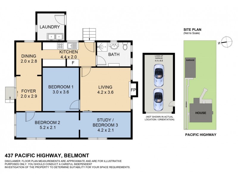 437 Pacific Highway, Belmont NSW 2280 Floorplan