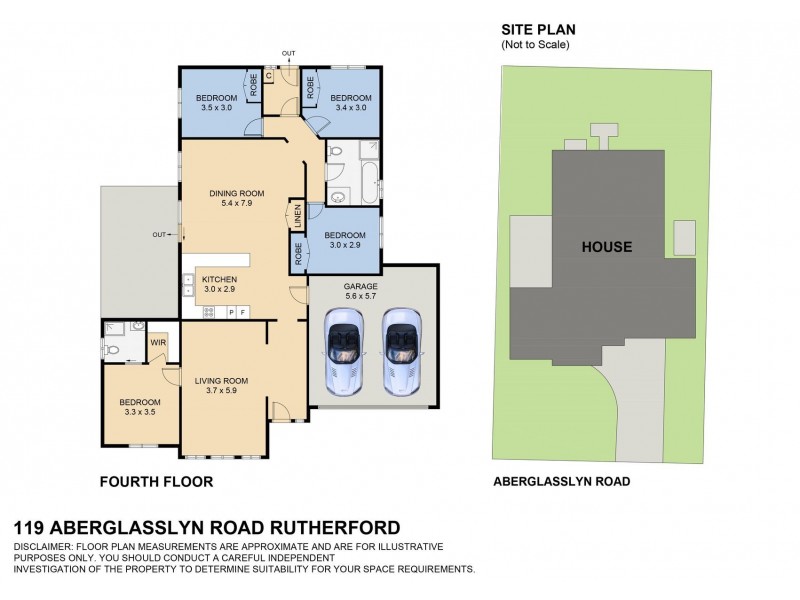119 Aberglasslyn Road, Rutherford NSW 2320 Floorplan