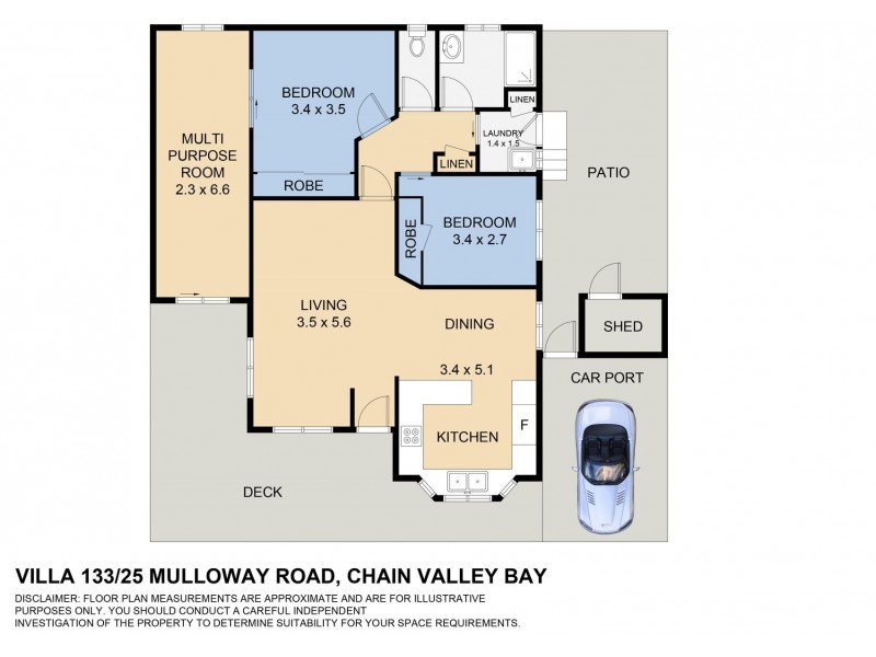 133/25 Mulloway Road, Chain Valley Bay NSW 2259 Floorplan