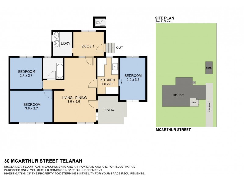 30 McArthur Street, Telarah NSW 2320 Floorplan