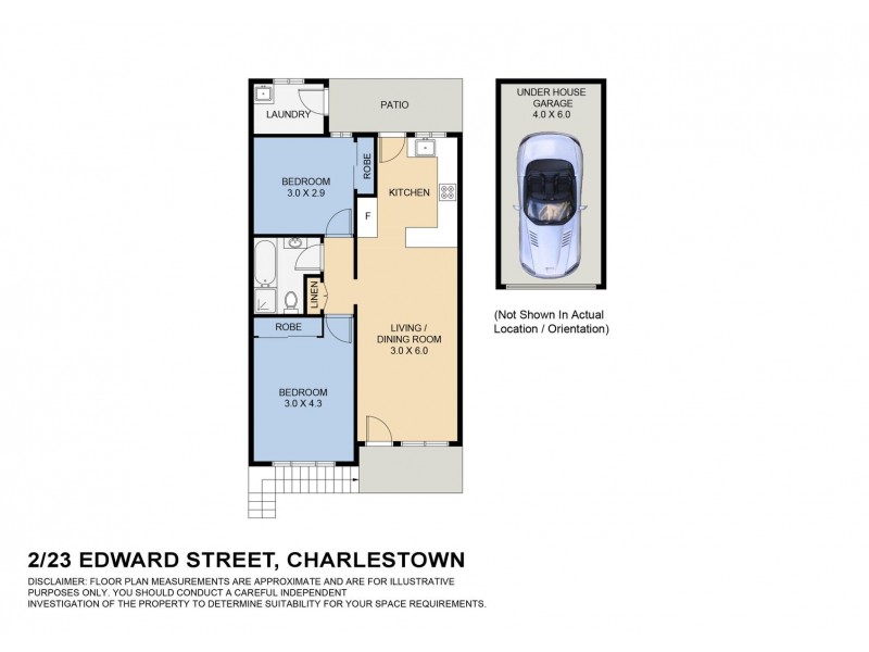 2/23 Edward Street, Charlestown NSW 2290 Floorplan