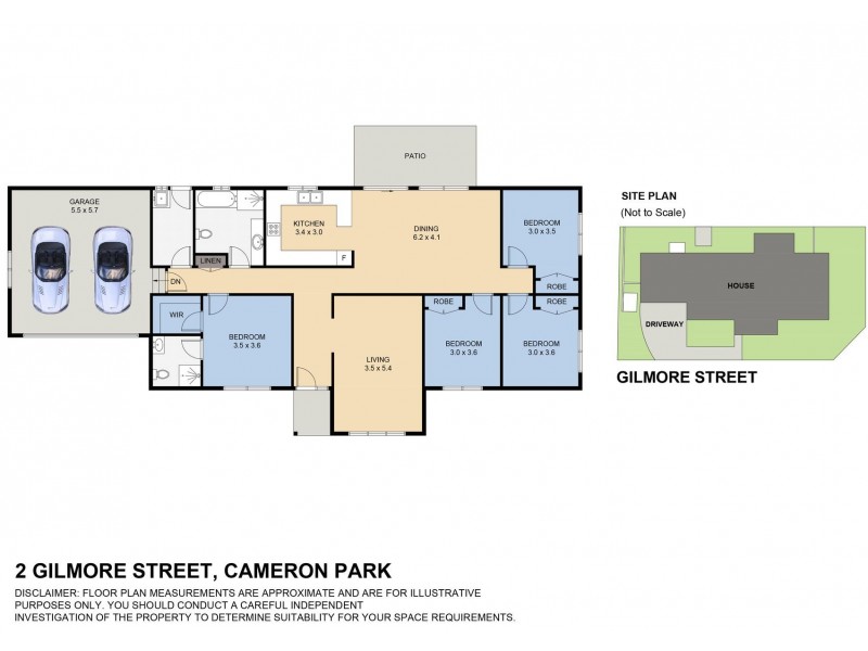 2 Gilmore Street, Cameron Park NSW 2285