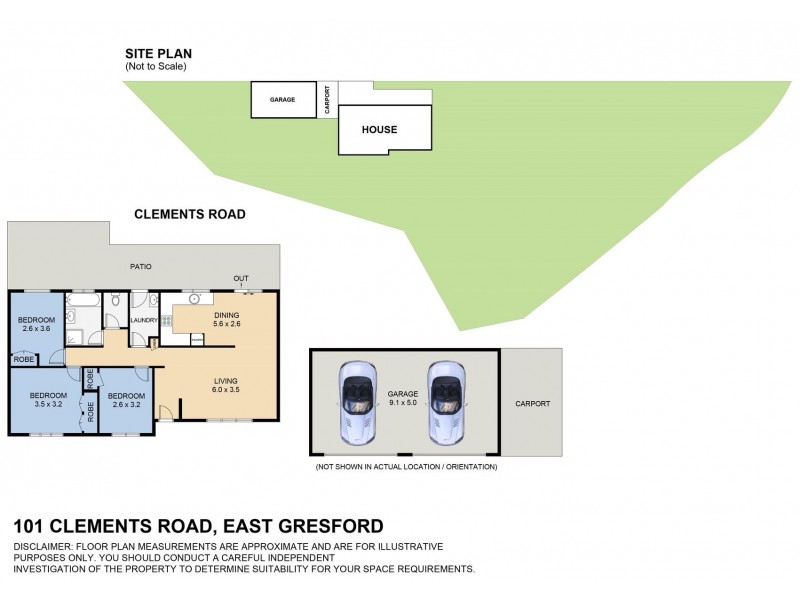 101 Clements Road, East Gresford NSW 2311 Floorplan