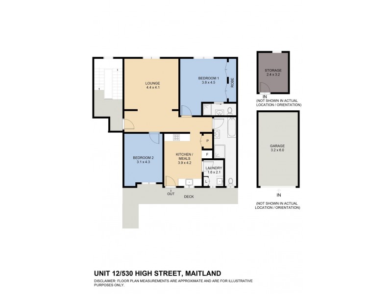 12/530 High Street, Maitland NSW 2320 Floorplan