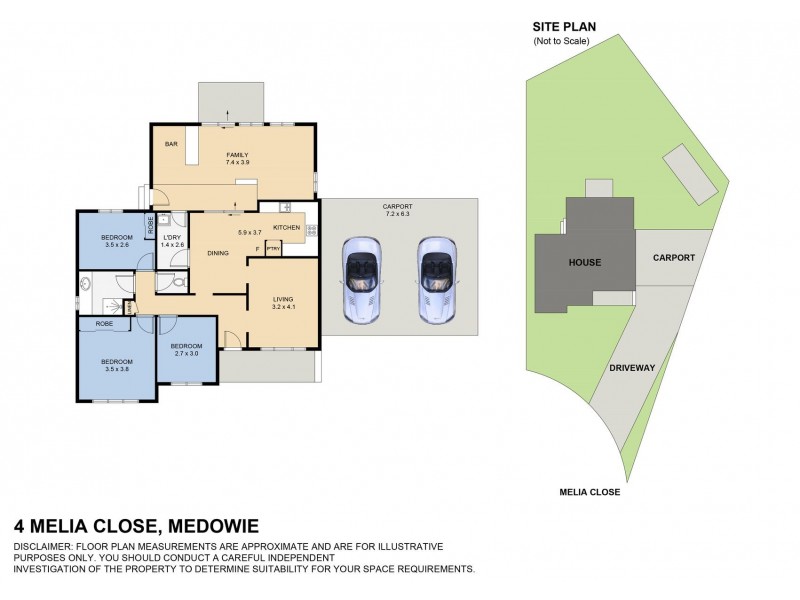 4 Melia Close, Medowie NSW 2318 Floorplan