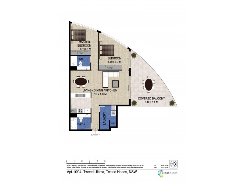 1094/14-22 Stuart Street, Tweed Heads NSW 2485 Floorplan