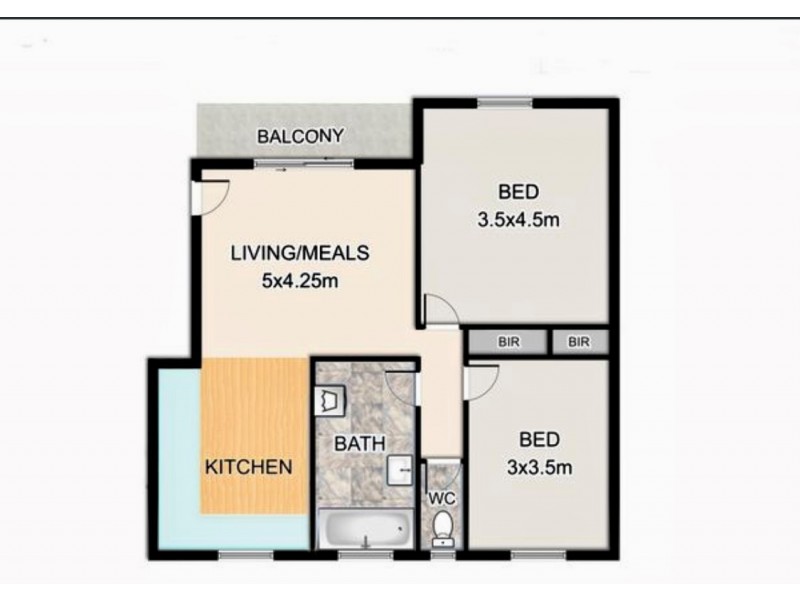 8/22 Recreation Street, Tweed Heads NSW 2485 Floorplan