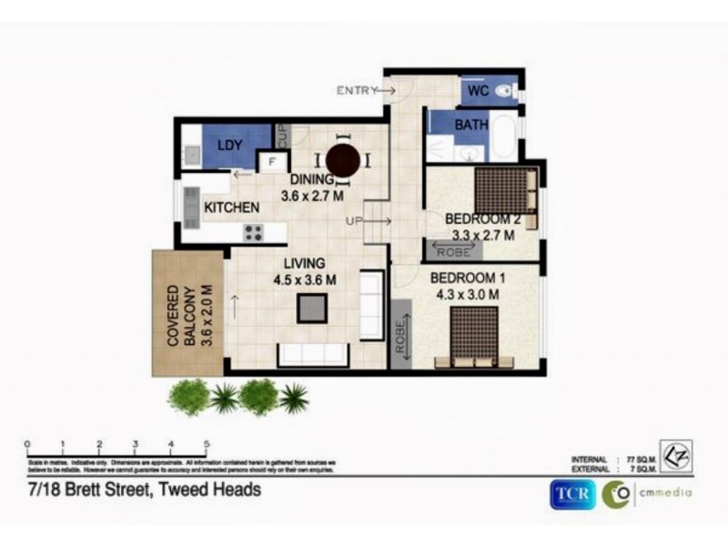 7/18 Brett Street, Tweed Heads NSW 2485 Floorplan