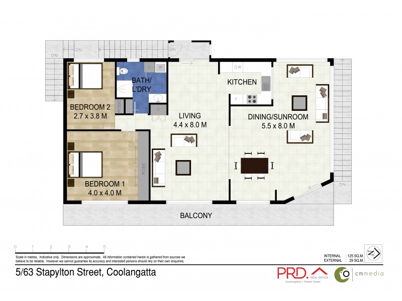 5/63 Stapylton Street, Coolangatta QLD 4225 Floorplan
