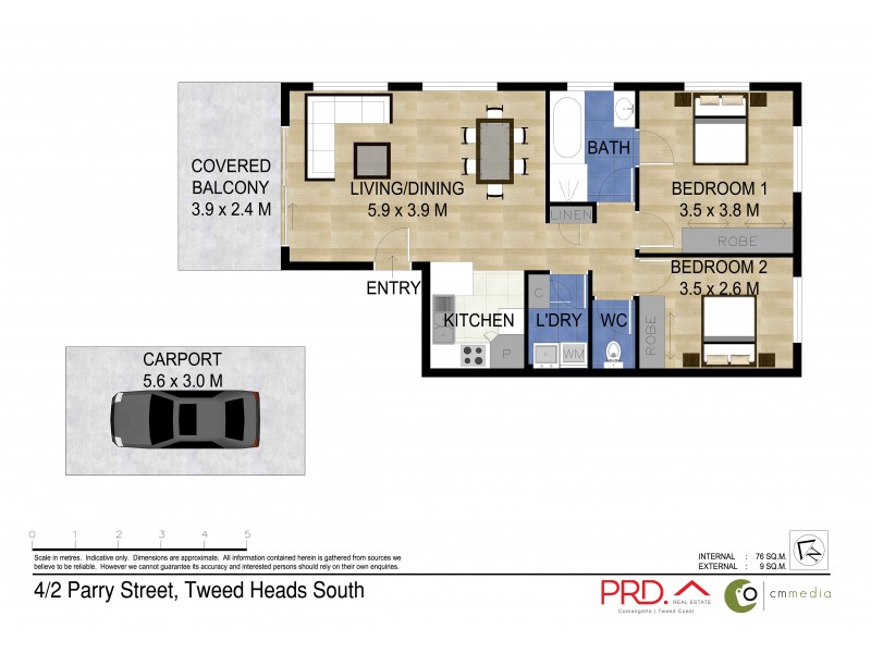 4/2 Parry Street, Tweed Heads South NSW 2486 Floorplan