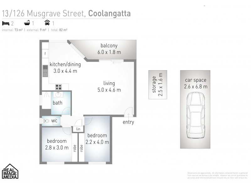 13/126 Musgrave Street, Coolangatta QLD 4225 Floorplan