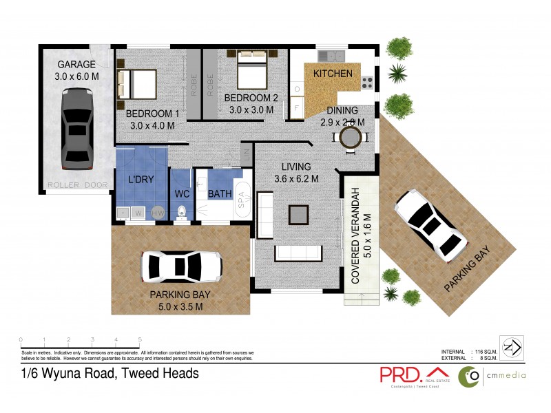 1/6 Wyuna Road, Tweed Heads West NSW 2485 Floorplan