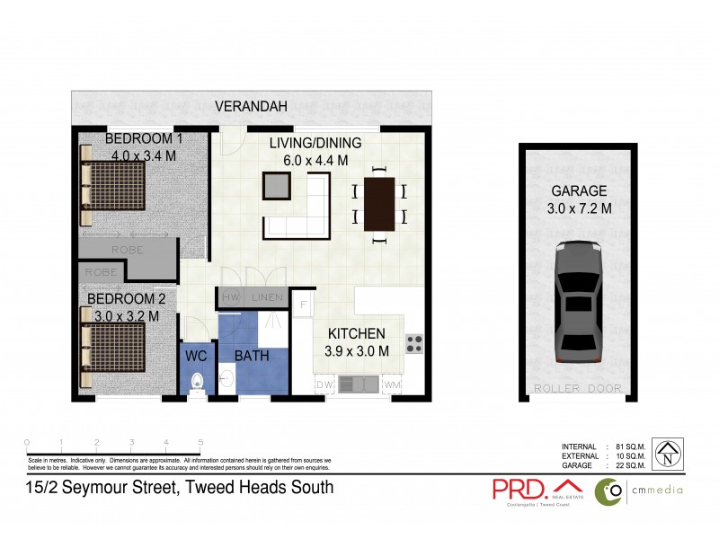 15/2 Seymour Street, Tweed Heads South NSW 2486 Floorplan
