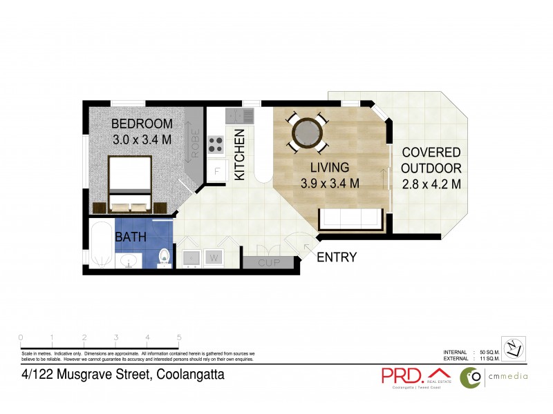 4/122 Musgrave Street, Coolangatta QLD 4225 Floorplan