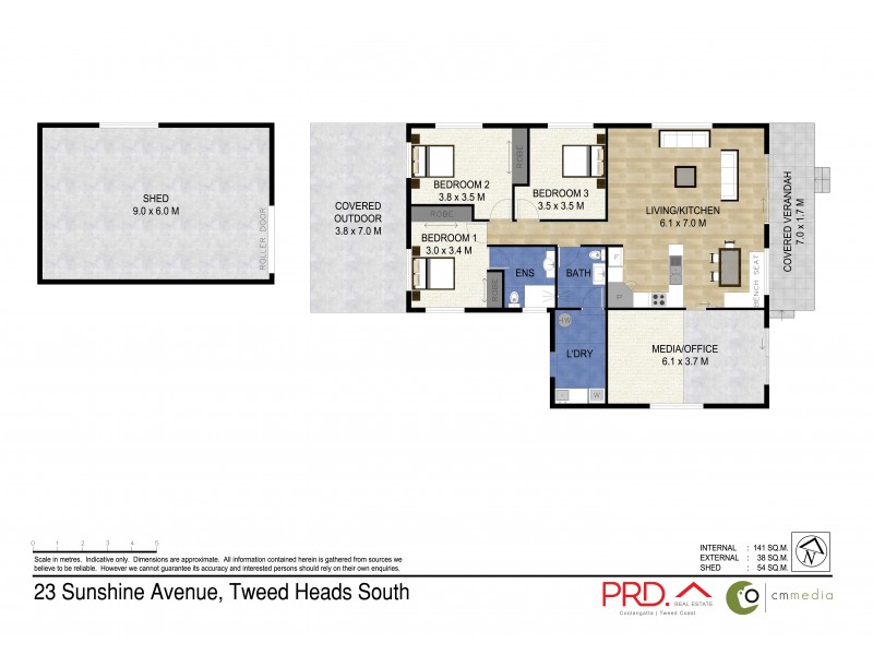 23 Sunshine Avenue, Tweed Heads South NSW 2486 Floorplan