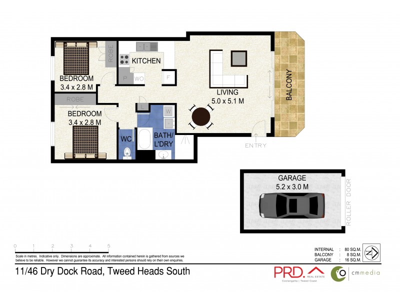 11/46 Dry Dock Road, Tweed Heads South NSW 2486 Floorplan