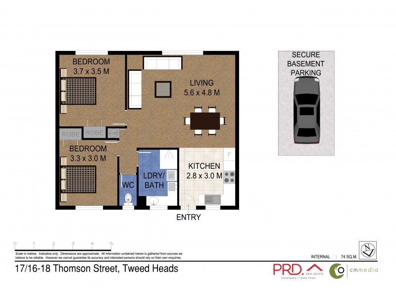 17/18 Thomson Street, Tweed Heads NSW 2485 Floorplan