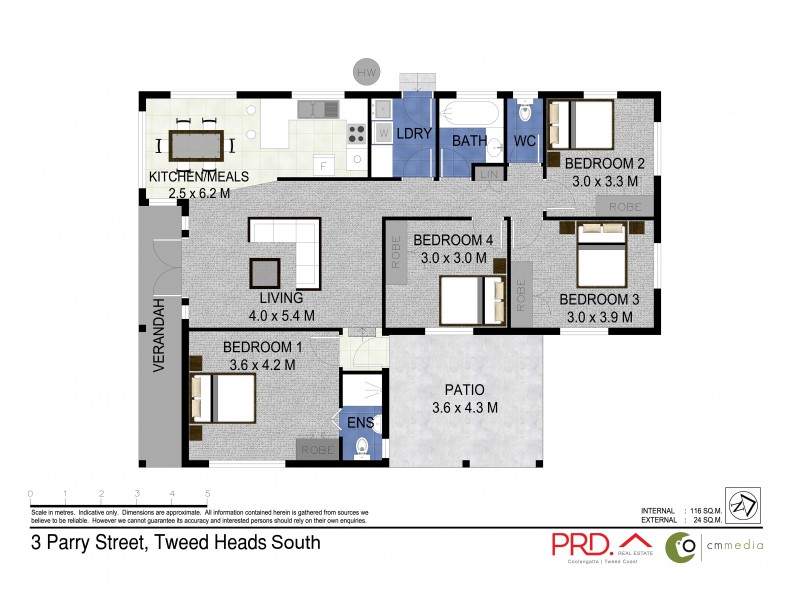 3 & 5 Parry Street, Tweed Heads South NSW 2486 Floorplan