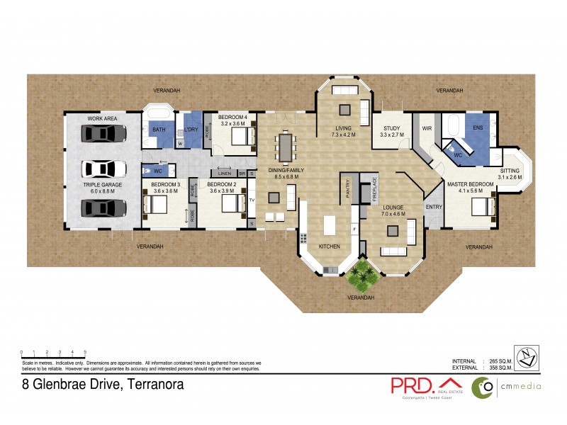 8 Glenbrae Drive, Terranora NSW 2486 Floorplan