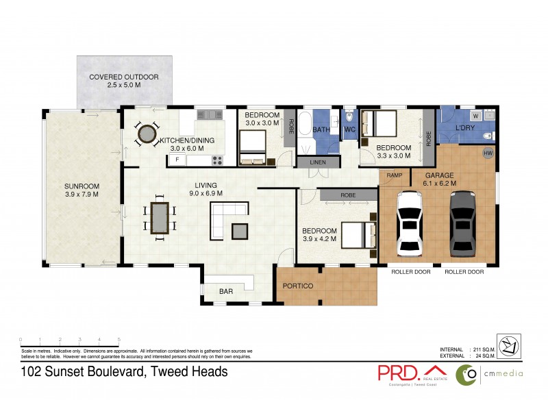 102 Sunset Boulevard, Tweed Heads West NSW 2485 Floorplan