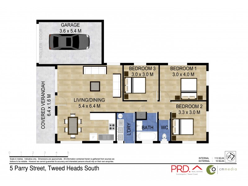 5 Parry Street, Tweed Heads South NSW 2486 Floorplan