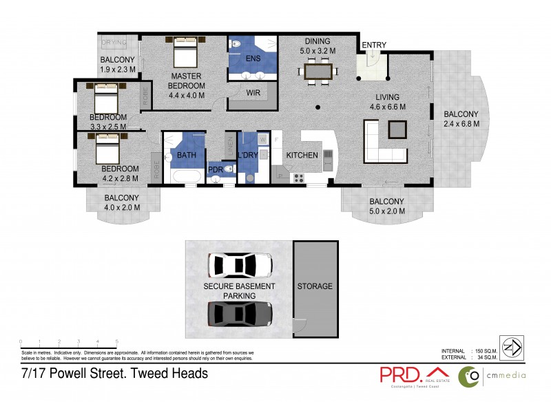7/17 Powell Street, Tweed Heads NSW 2485 Floorplan