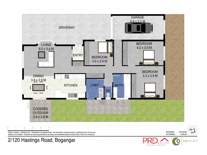 2/120 Hastings Road, Bogangar NSW 2488 Floorplan