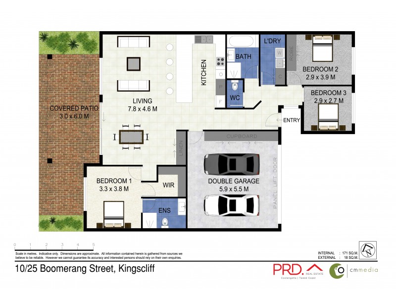 10/25 Boomerang Street, Kingscliff NSW 2487 Floorplan