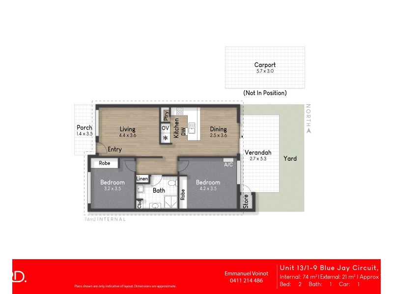 13/1 Blue Jay Circuit, Kingscliff NSW 2487