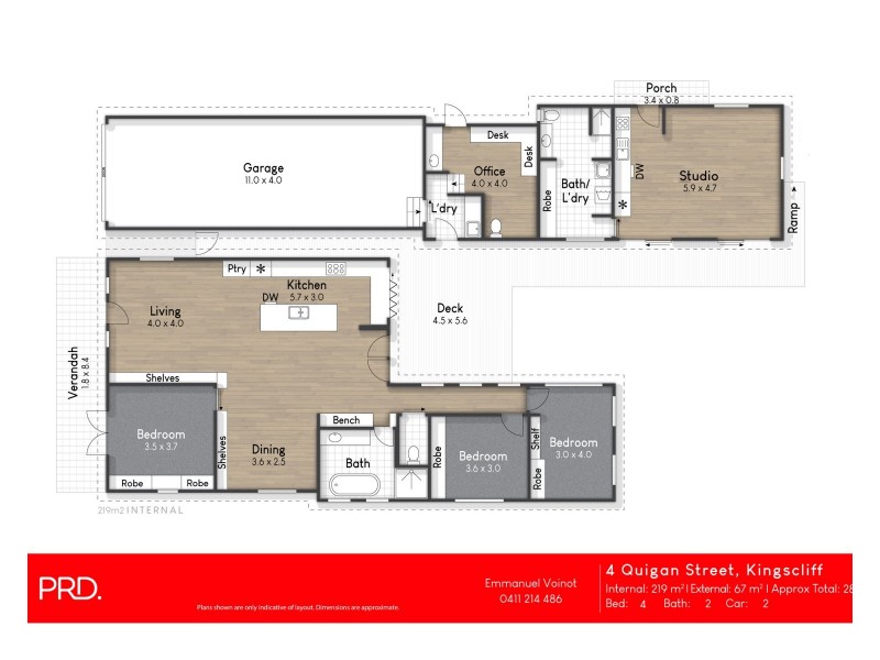 4 Quigan Street, Kingscliff NSW 2487