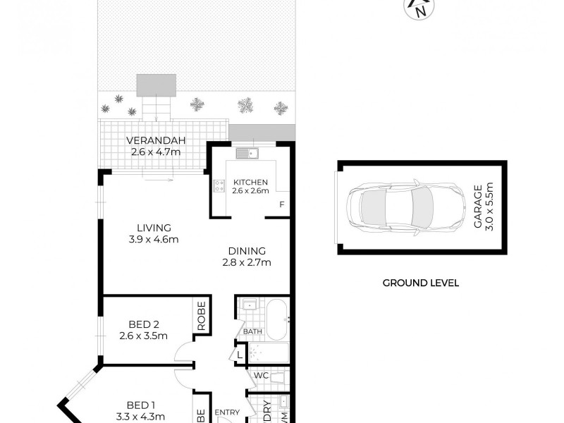 4/30-34 Manchester Street, Merrylands NSW 2160 Floorplan