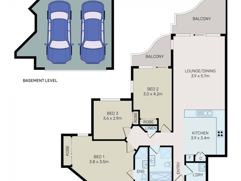 8/197-199 Woodville Road, Merrylands NSW 2160 Floorplan