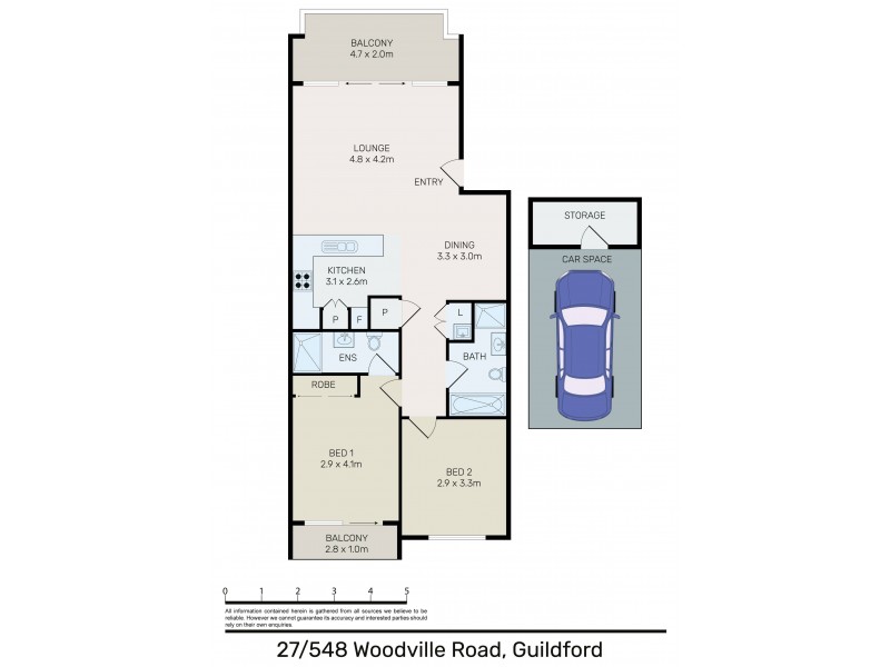 27/548-556 Woodville Road, Guildford NSW 2161 Floorplan