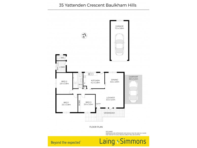 35 Yattenden Crescent, Baulkham Hills NSW 2153 Floorplan