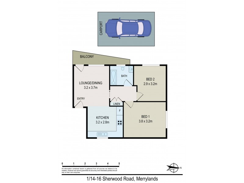 1/14-16 Sherwood Road, Merrylands NSW 2160 Floorplan