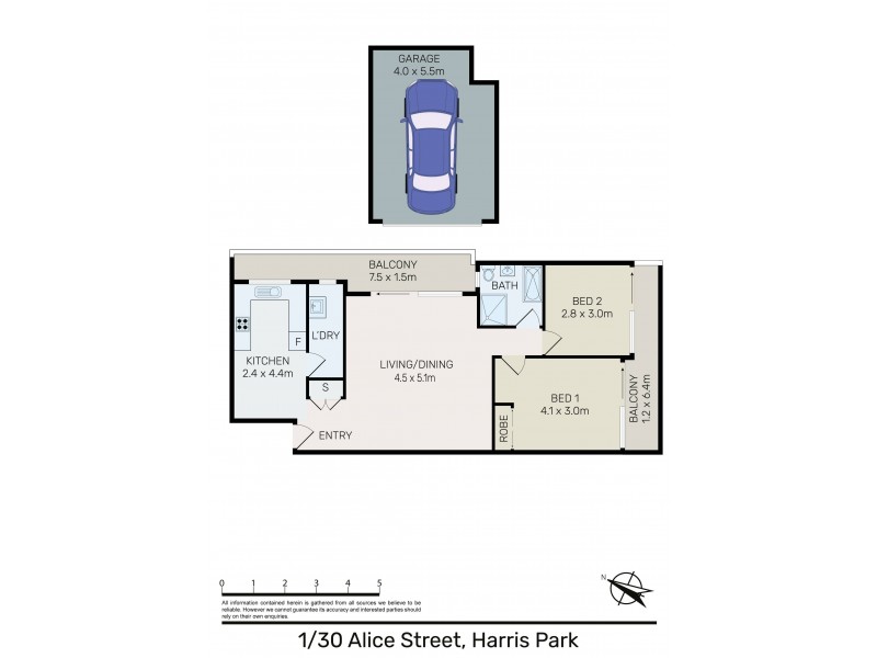 1/30 Alice Street, Harris Park NSW 2150 Floorplan