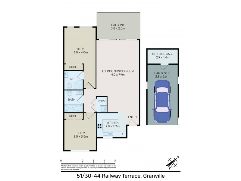 51/30-44 Railway Terrace, Granville NSW 2142 Floorplan